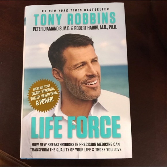 Other - Host Pick x5 Tony Robbins - Life Force - Hardcover Book
